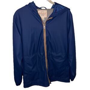 WeatherProof Women’s Blue Softshell Long Sleeve Hooded Waterproof Jacket Size Sm